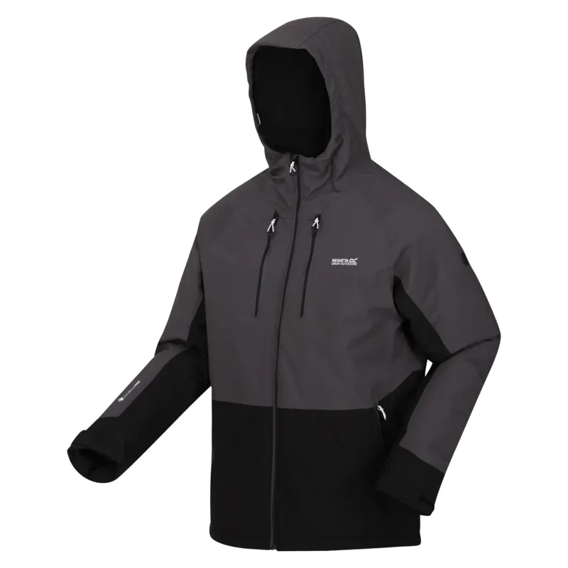 Regatta Mens Highton Stretch Padded Jacket III Dark Grey/Black